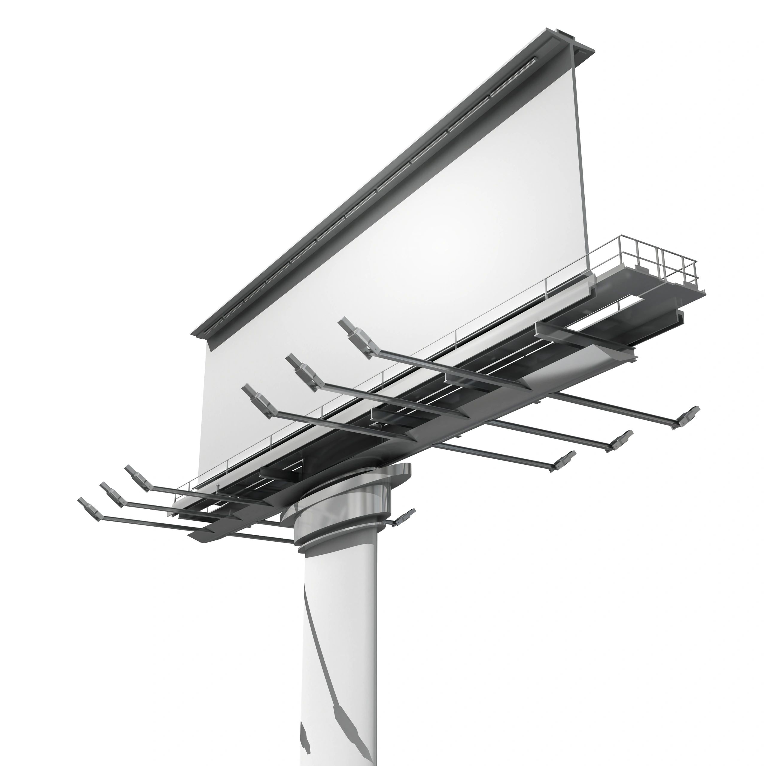 Blank billboard mockup for banner design.